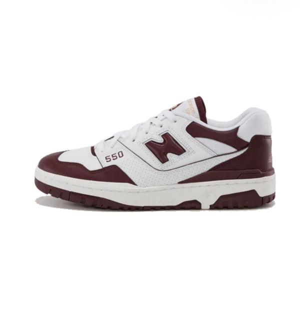 New Balance 550 White Burgundy