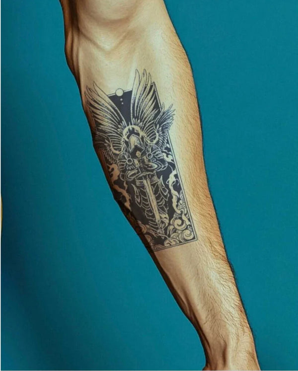 Chevalier avec des ailes