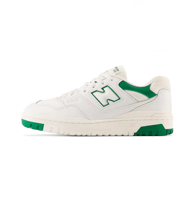 New Balance 550 White Classic Green