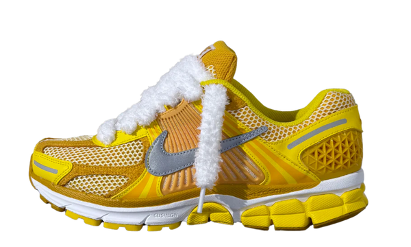 Nike Vomero 5 Yellow Custom Fluffy Laces